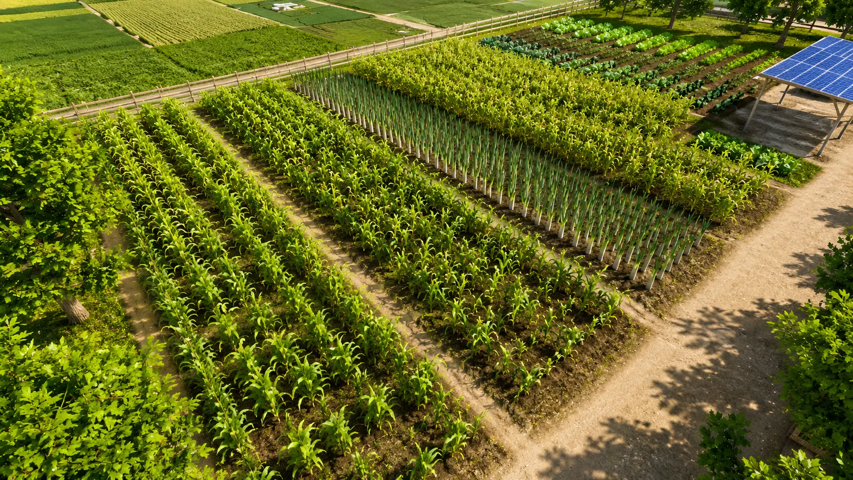 Regenerative Crops and Vegetable Garden