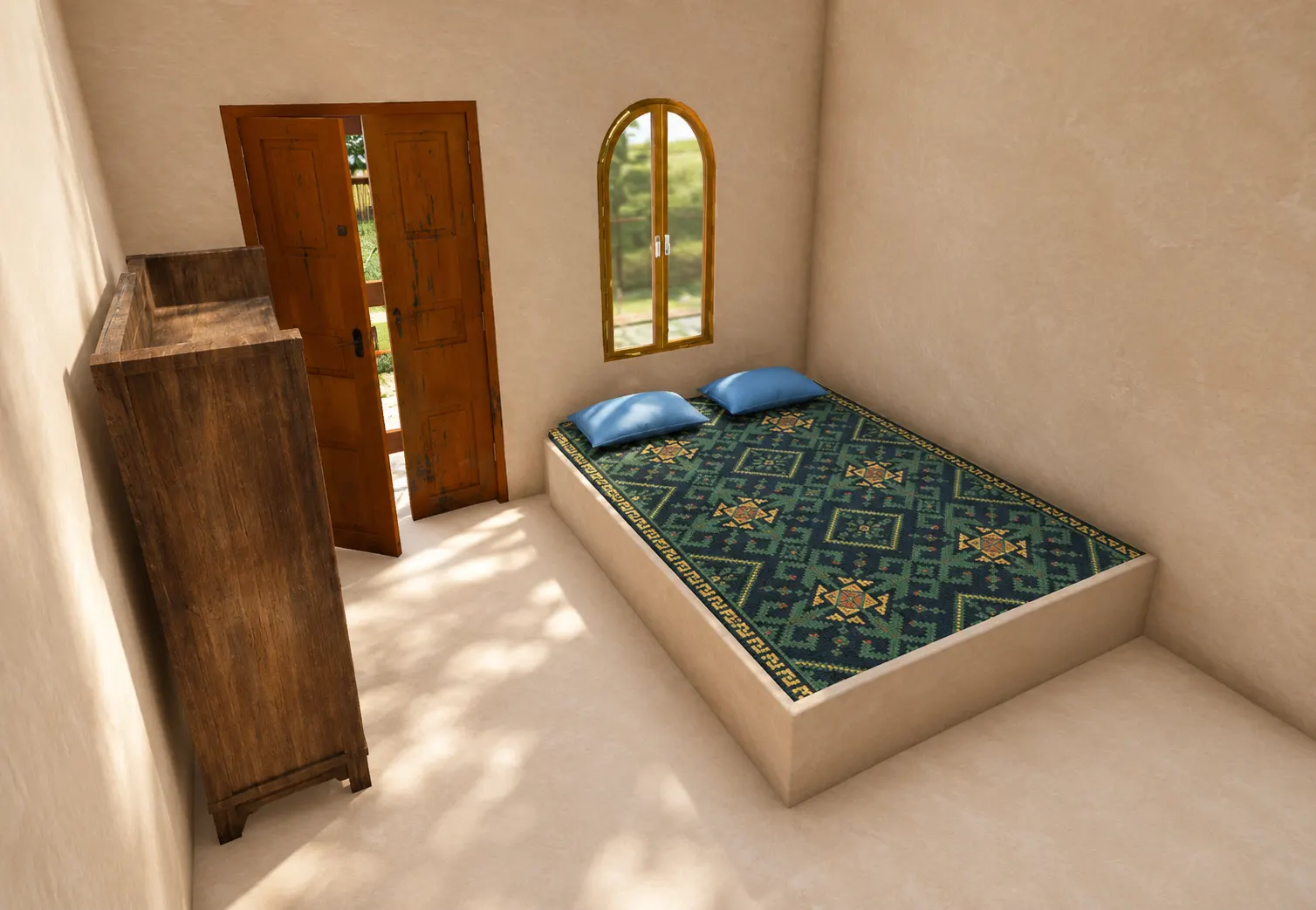 Natural Cob Housing Room Interior