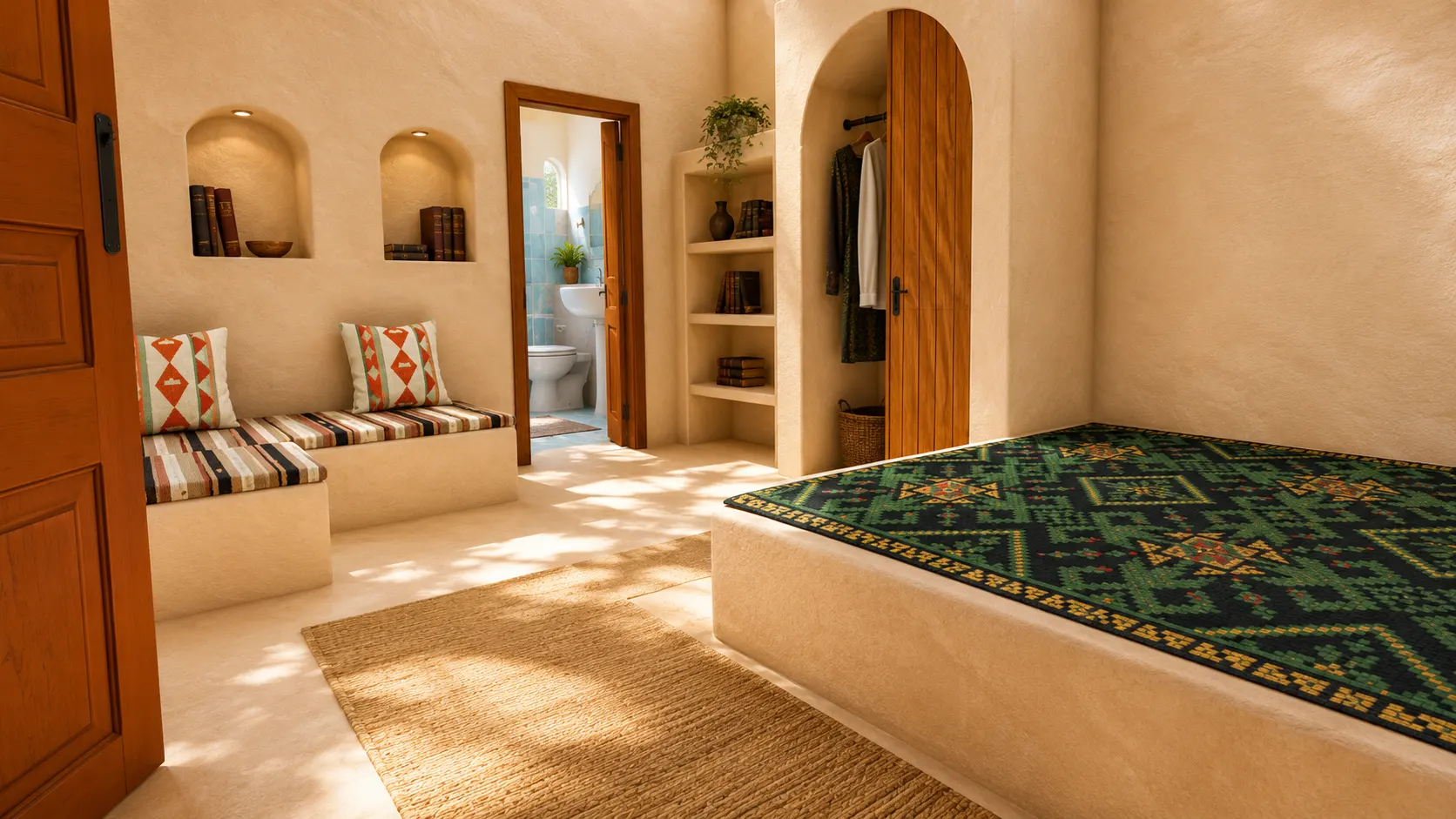 Natural Cob Housing Room Interior